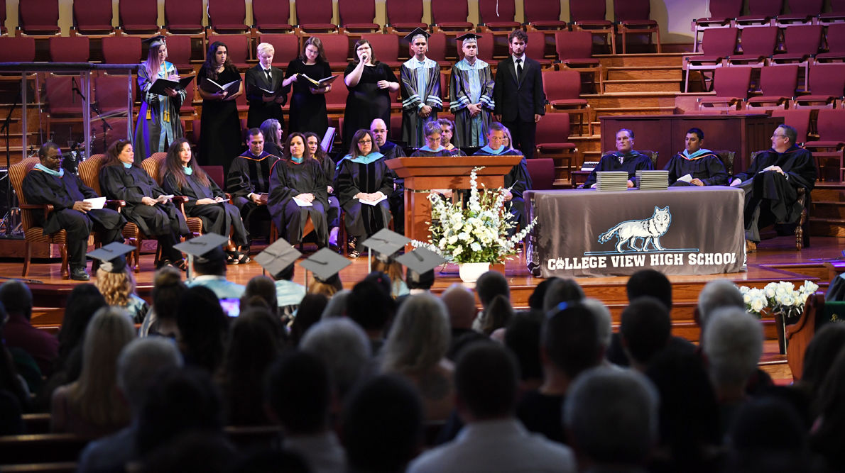 College View High School graduation